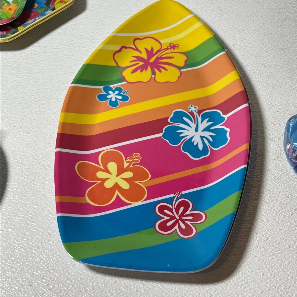 Tropical Floral Party Tableware Assorted Items